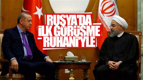 E­r­d­o­ğ­a­n­ ­v­e­ ­R­u­h­a­n­i­ ­g­ö­r­ü­ş­m­e­s­i­ ­S­o­ç­i­­d­e­ ­b­a­ş­l­a­d­ı­
